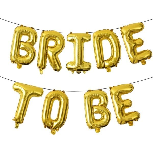 Bride To Be Gold Foil Balloon 16"