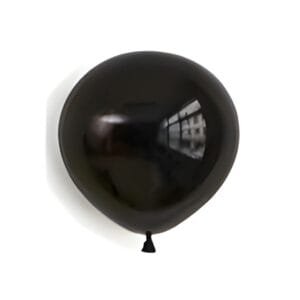12" Balloons Matte Black