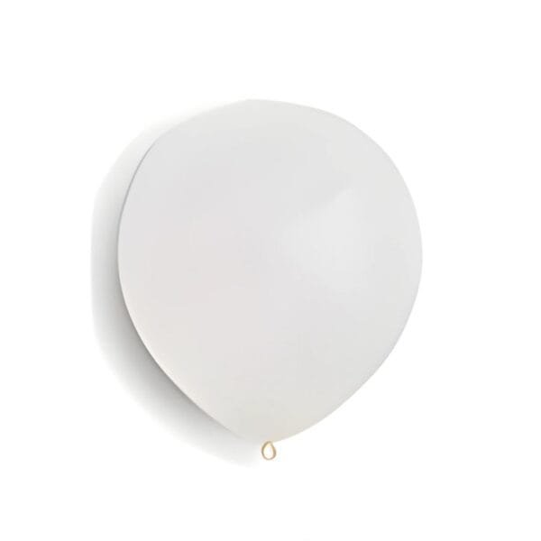 12" Balloons Matte White