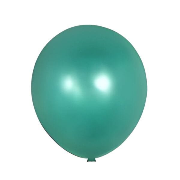 12" Balloons Metallic Dark Green