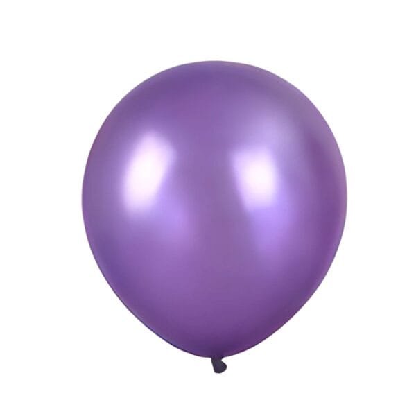 12" Balloons Metallic Dark Purple