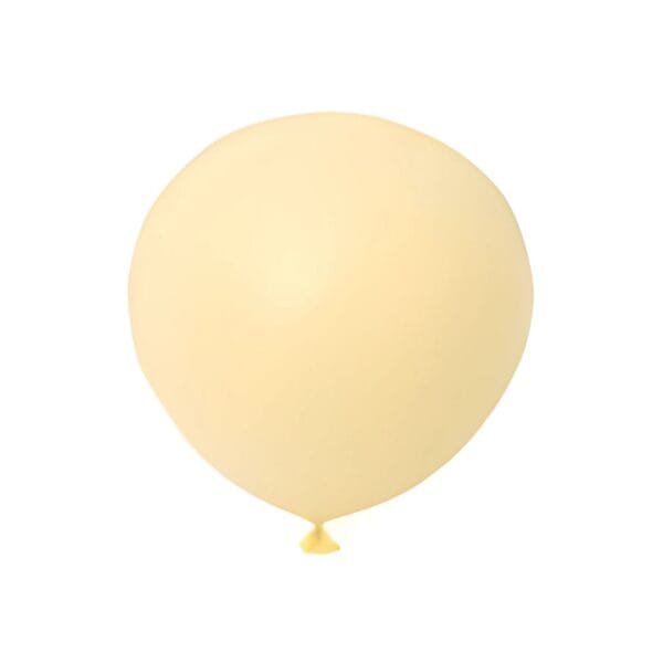 12" Balloons Pastel Yellow