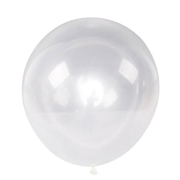 12" Balloons Transparent