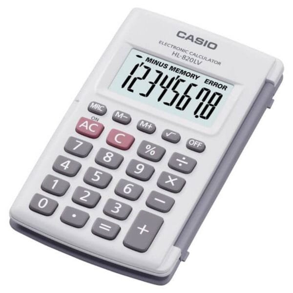 Casio HL-820LV-WE Portable Calculator