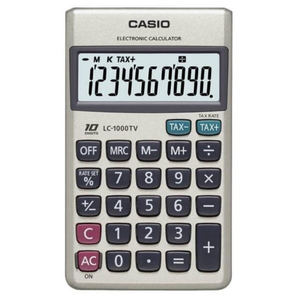 Casio LC-1000TV Portable Calculator