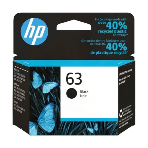 HP 63 Black Original Ink Cartridge