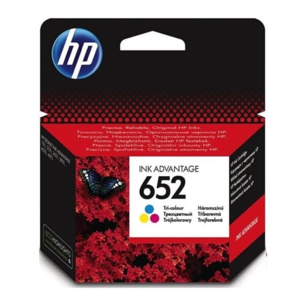 HP 652 Tricolor Original Ink Cartridge