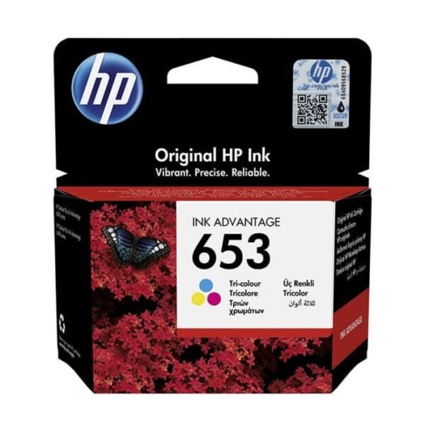 HP 653 Tricolor Original Ink Cartridge