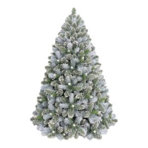 6ft Snowy Blue Christmas Tree