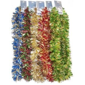 2mtr tinsel garland assorted