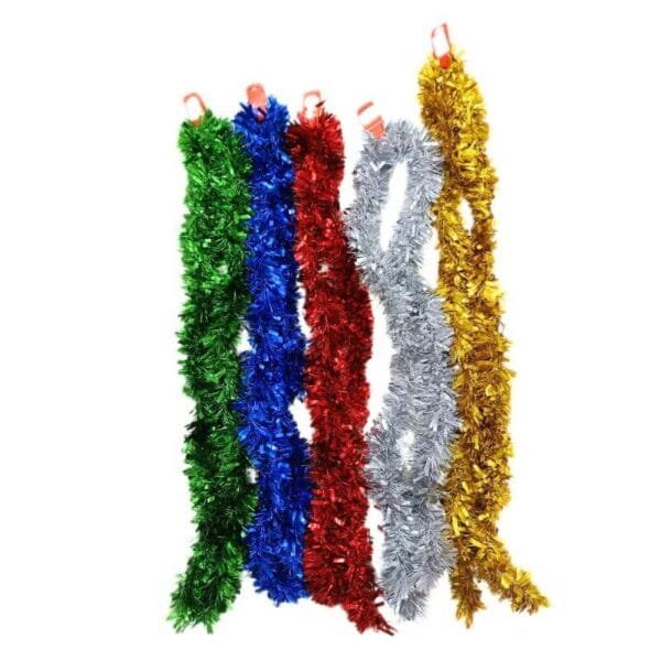 2mtr Tinsel Garland "Matte Finish"