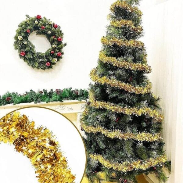 2mtr Tinsel Garland "Matte Finish" - Image 3