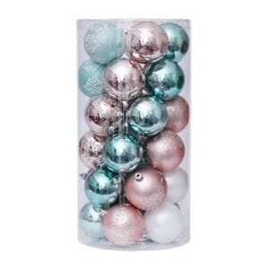 6cm teal green ball set of 30