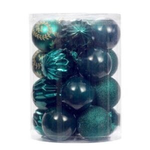 8cm green ball set of 30