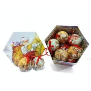 Christmas Ball 14pc box character printed