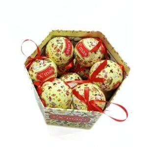 Christmas Ball 14pc box xmas yellow