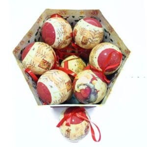 Christmas Ball 14pc santa box