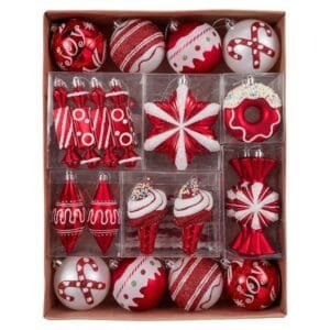 Red White Ball donut complete set