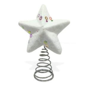 Tree top star white