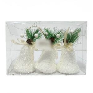 White bell set of 3