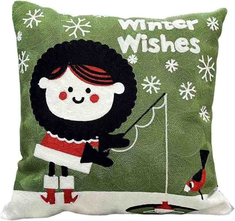 Christmas Cushion Cover -Winter Wishes 45x45