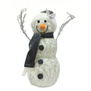snowman big with light