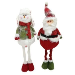 soft toy expandable santa-snowman