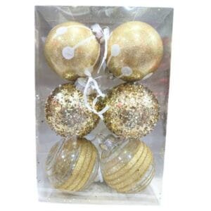 8cm-glitter-ball-gold-clear