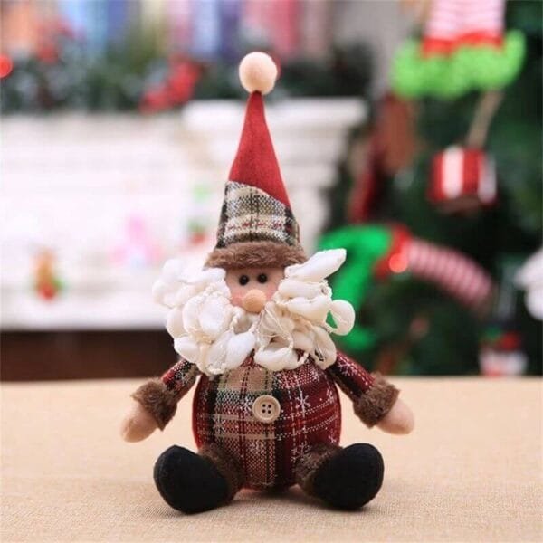 small hanging soft toys-santa