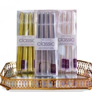 european style odorless and smokeless tall taper candles