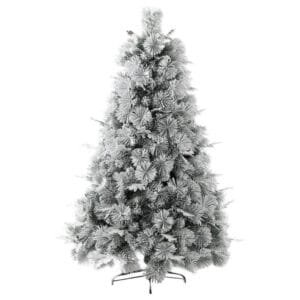snowy christmas tree