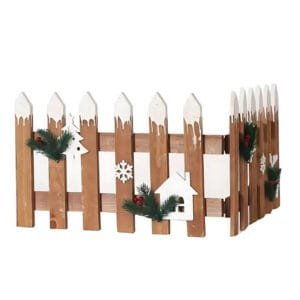 Wooden fence brown