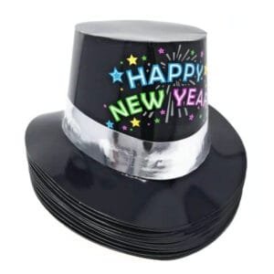 new year hat black