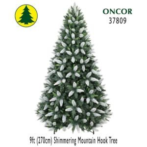 9ft Shimmering Mountain Fir Hook 270cm Christmas Tree -37809